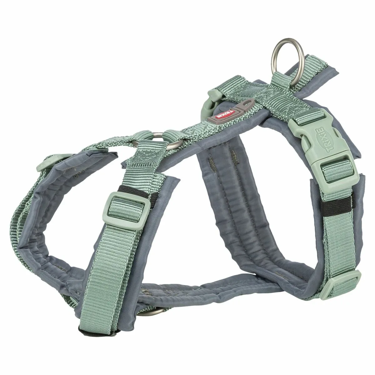 ARNÉS PARA PERRO TRIXIE PREMIUM TREKKING VERDE GRAFITO S/M