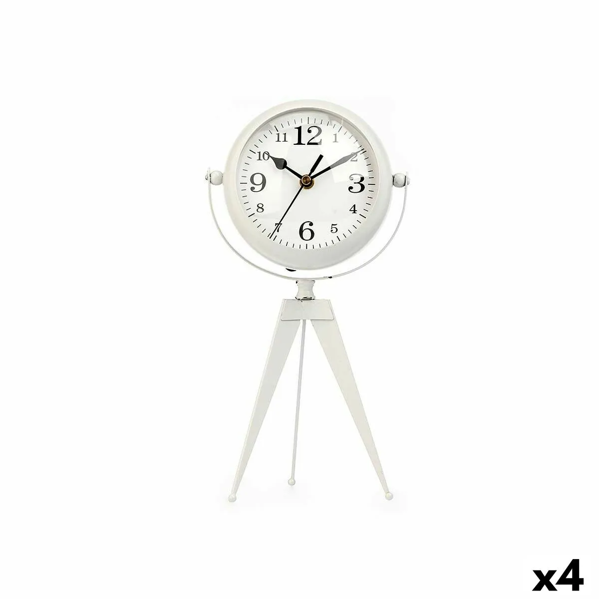 RELOJ DE MESA GIFT DECOR 904 BLANCO TRÍPODE (4 UNIDADES)