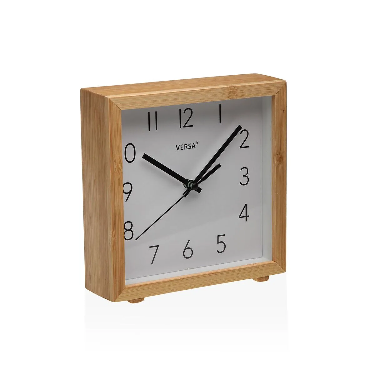 RELOJ DE MESA VERSA BLANCO MINIMALISTA