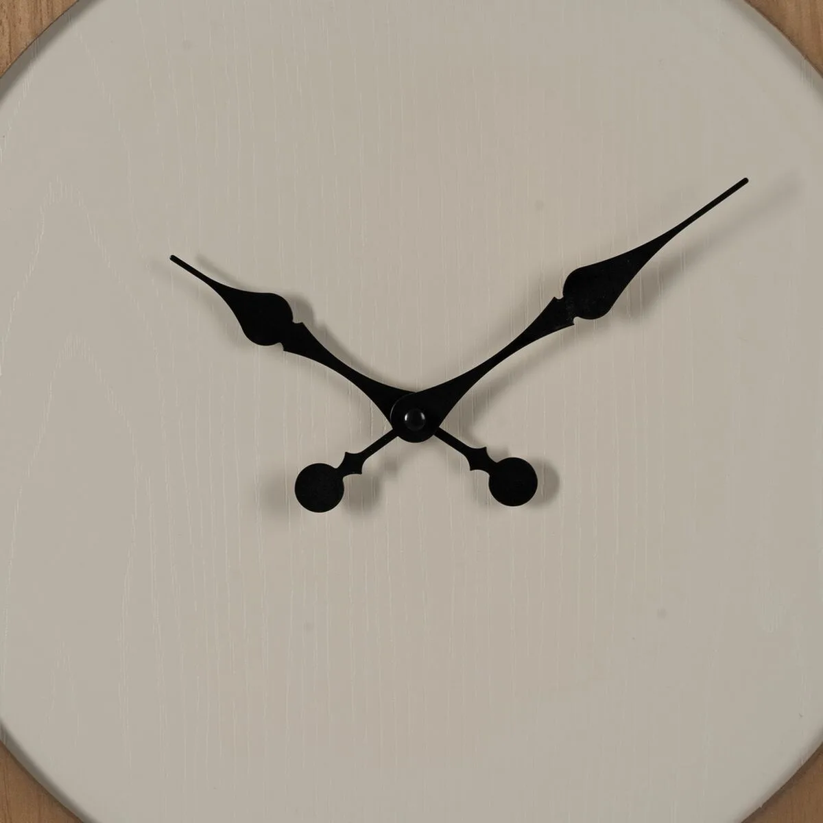 RELOJ DE PARED NATURAL HIERRO MADERA MDF 68,5 X 4 X 68,5 CM