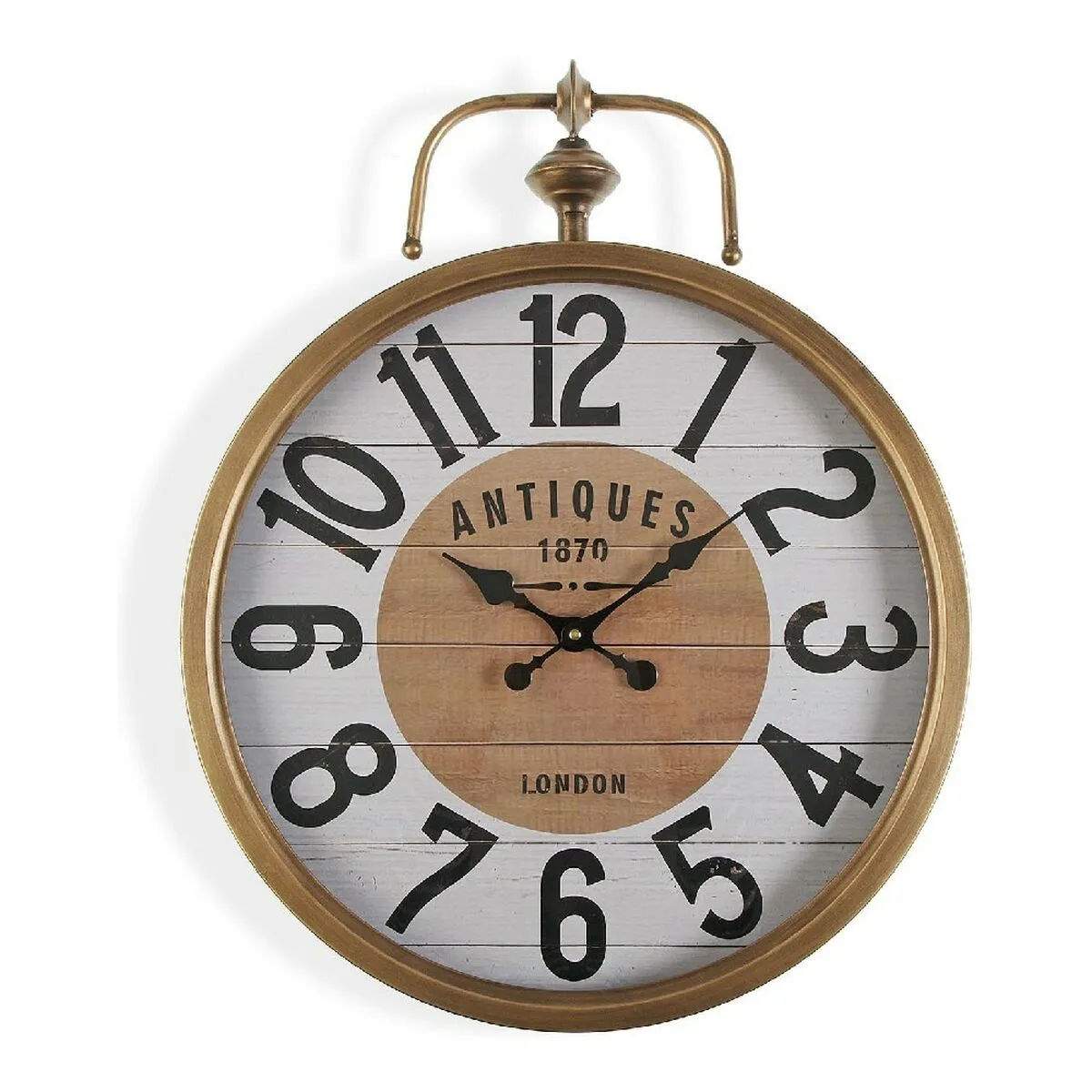 RELOJ DE PARED VERSA ANTIQUES METAL (6 X 60 X 48 CM)