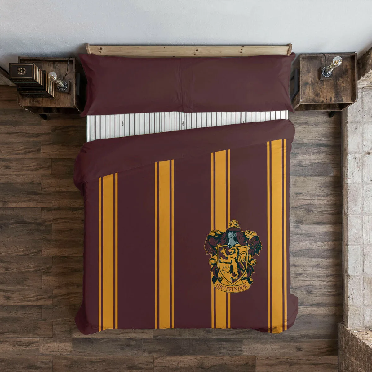 FUNDA NÓRDICA HARRY POTTER GRYFFINDOR 200 X 200 CM CAMA DE 120