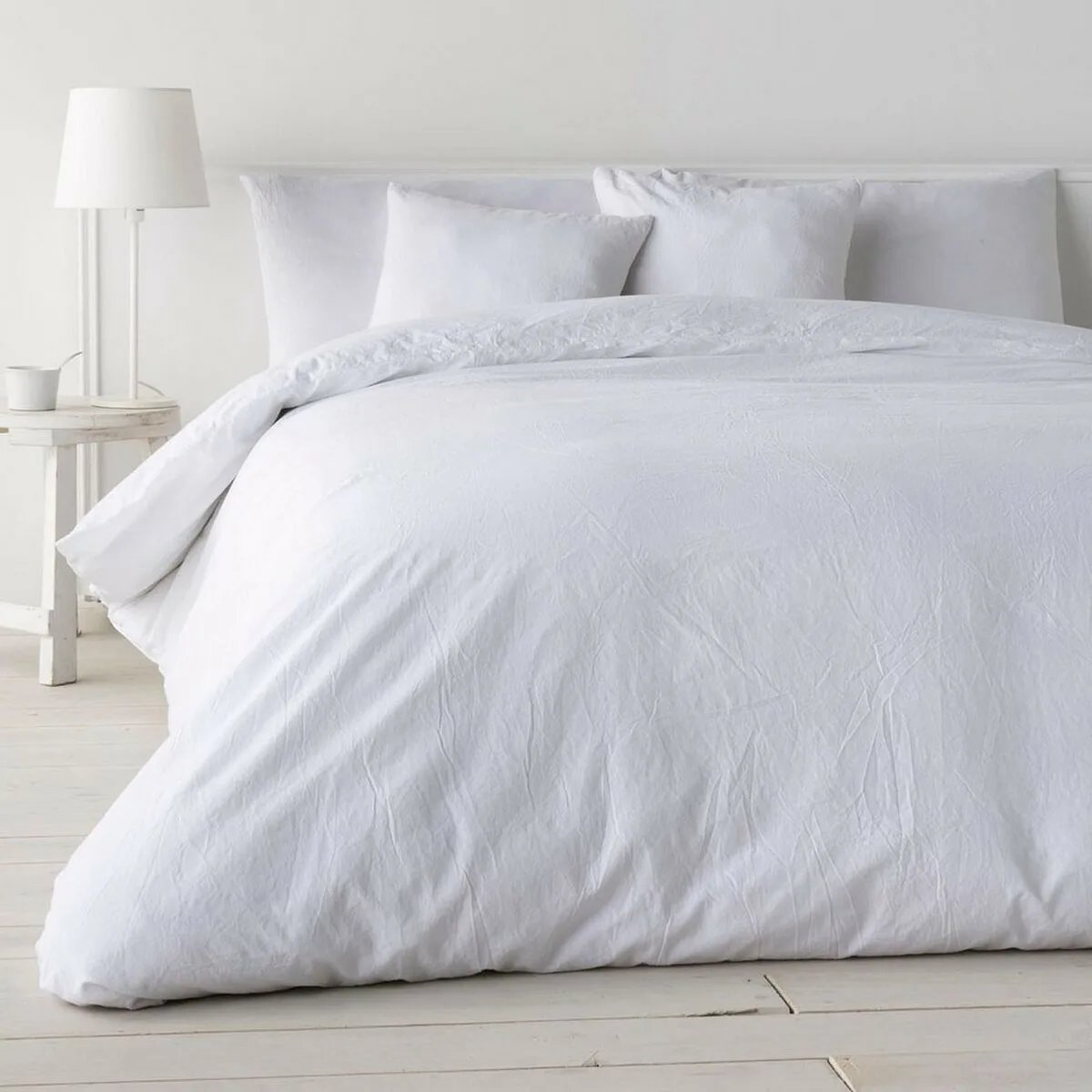 FUNDA NÓRDICA NATURALS BLANCO (140 X 200 CM)