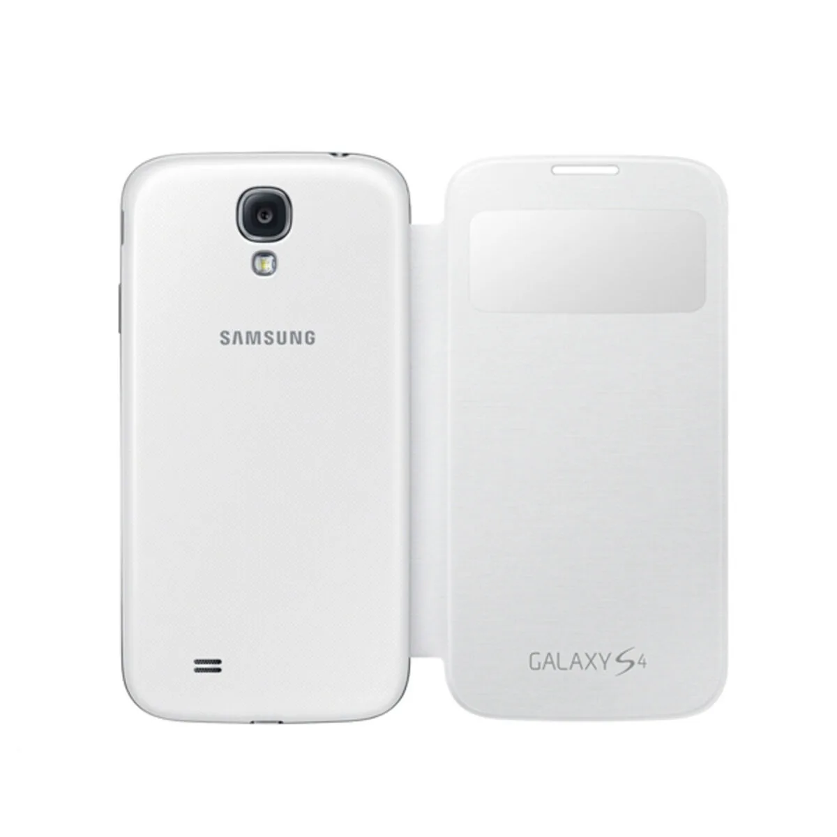 FUNDA FOLIO PARA MÓVIL SAMSUNG GALAXY S4 I9500 BLANCO