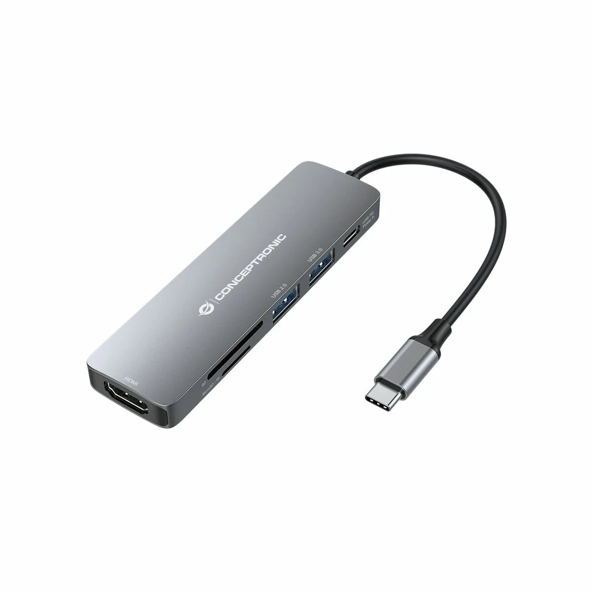 HUB USB CONCEPTRONIC DONN11G GRIS