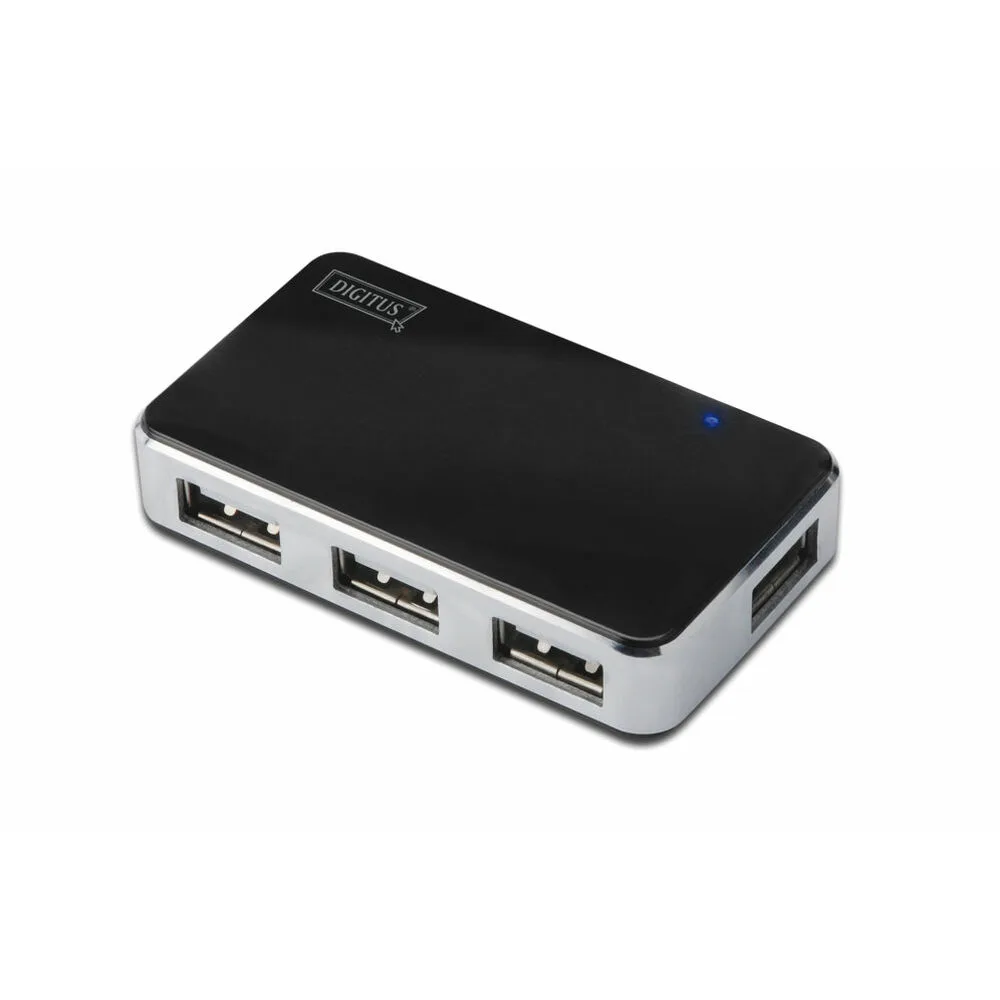 HUB USB DIGITUS DA-70220 NEGRO NEGRO/GRIS