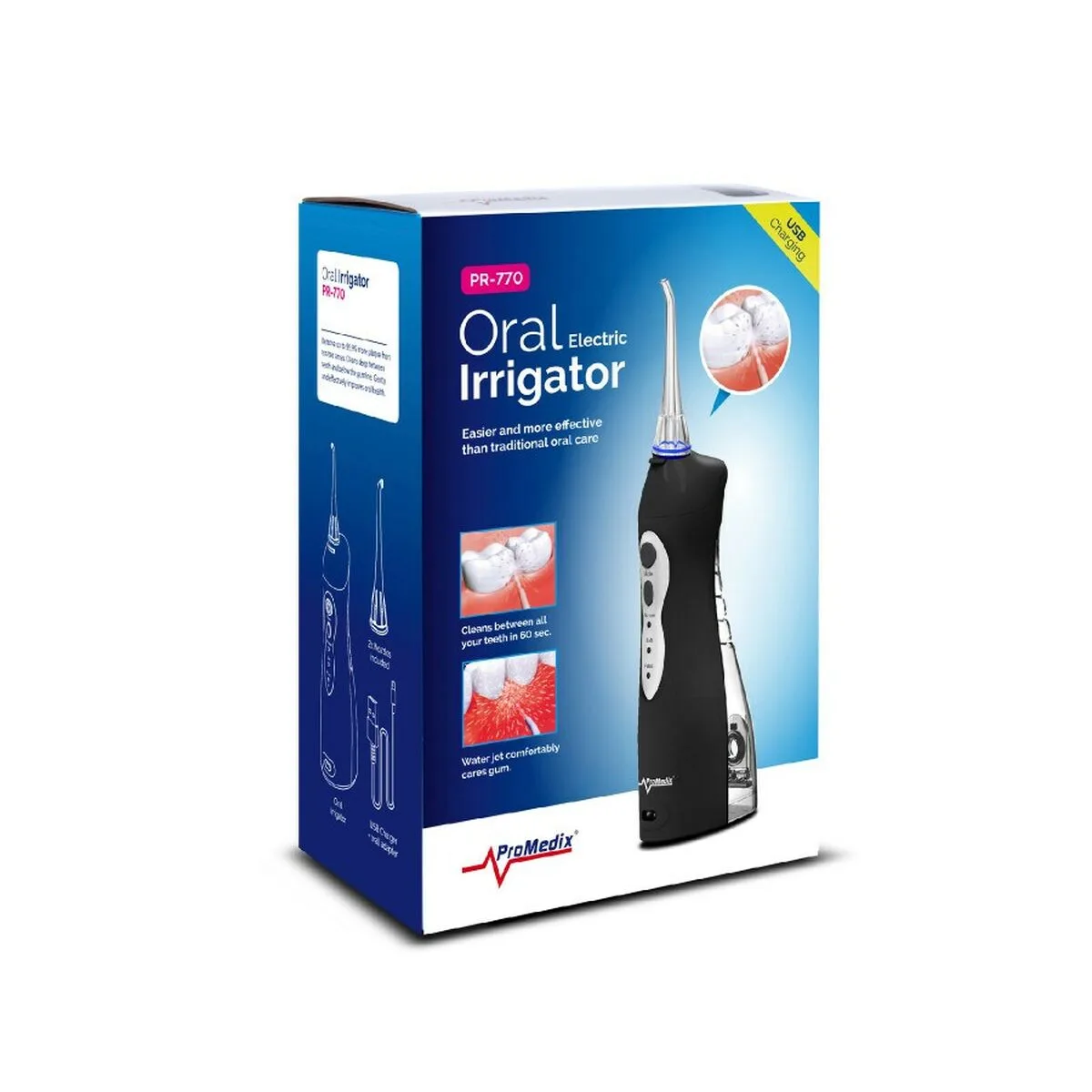 IRRIGADOR DENTAL PROMEDIX PR-770B NEGRO