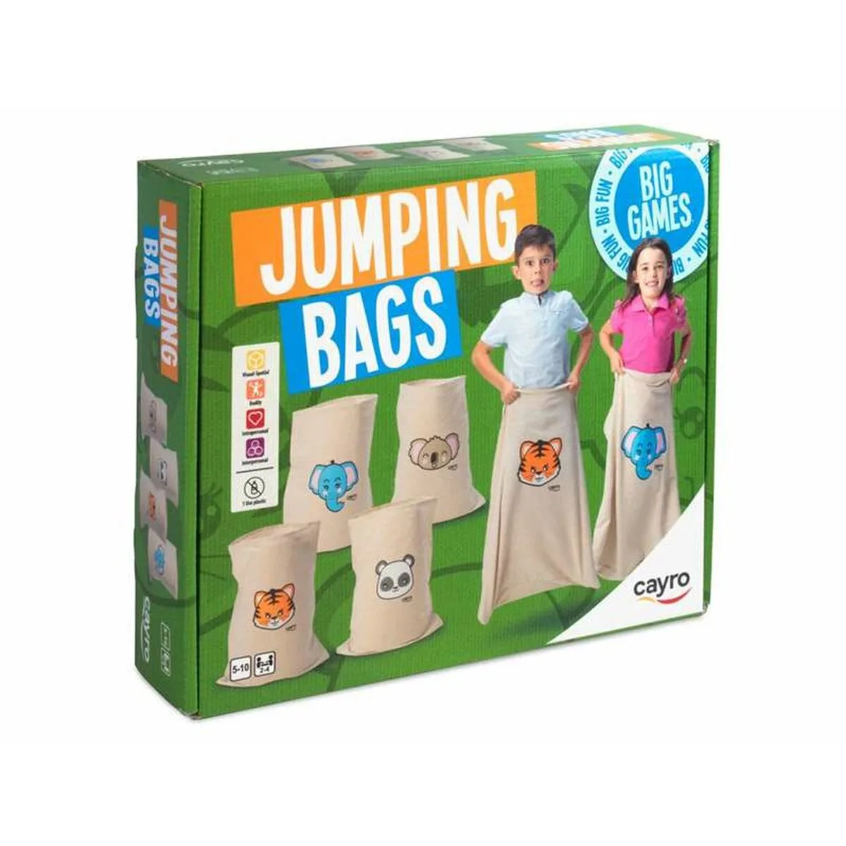 JUEGO DE HABILIDAD CAYRO JUMPING BAGS 4 PIEZAS