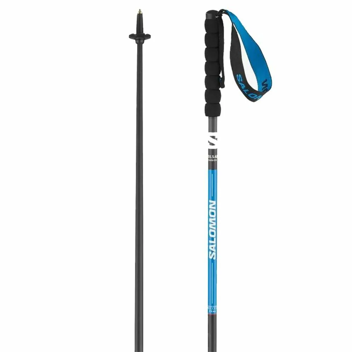 SET DE 2 BASTONES DE TREKKING SALOMON PULSAR CARBON AZUL 120 CM