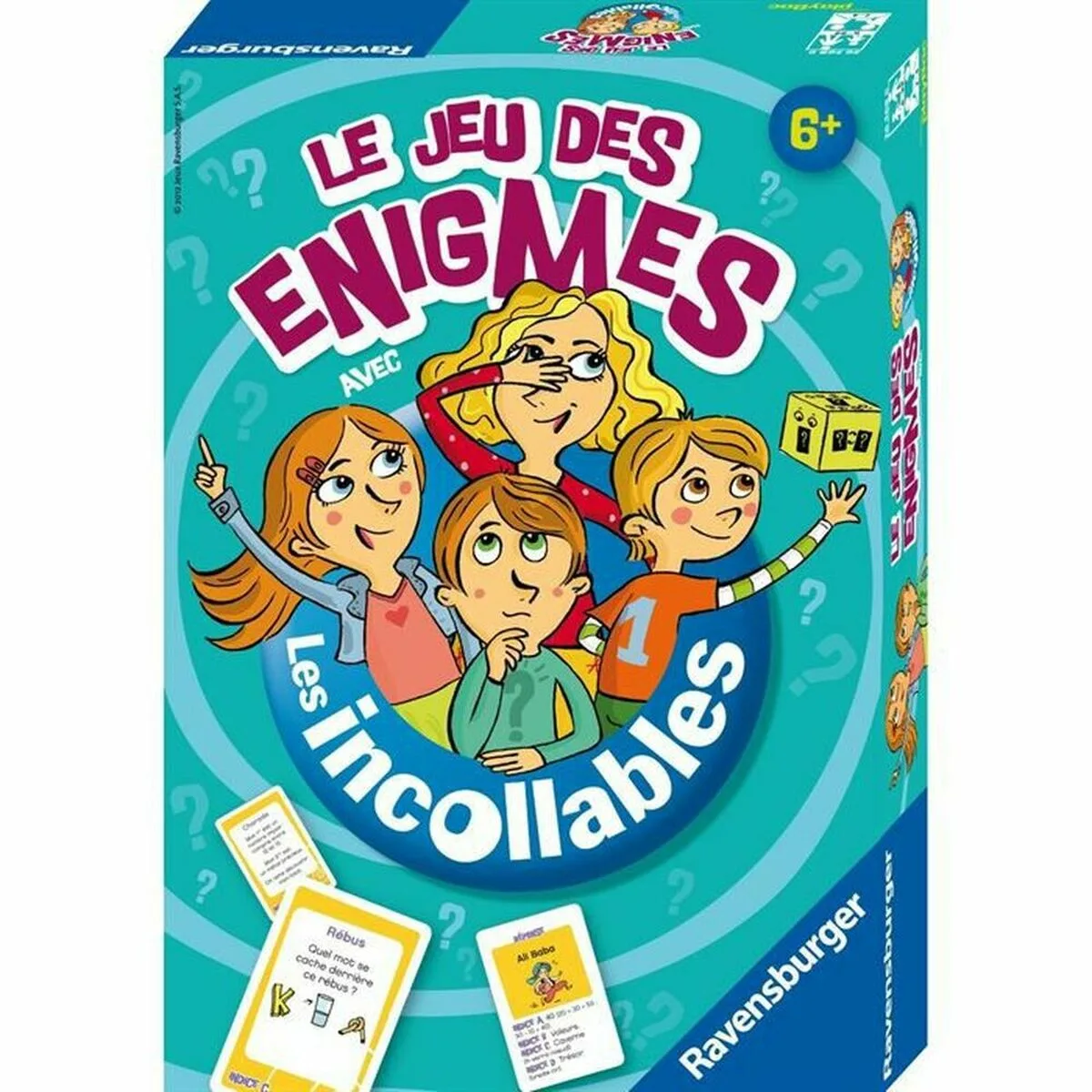 JUEGO DE MESA RAVENSBURGER THE GAME OF RIDDLES OF THE INCOLLABLES (FR)