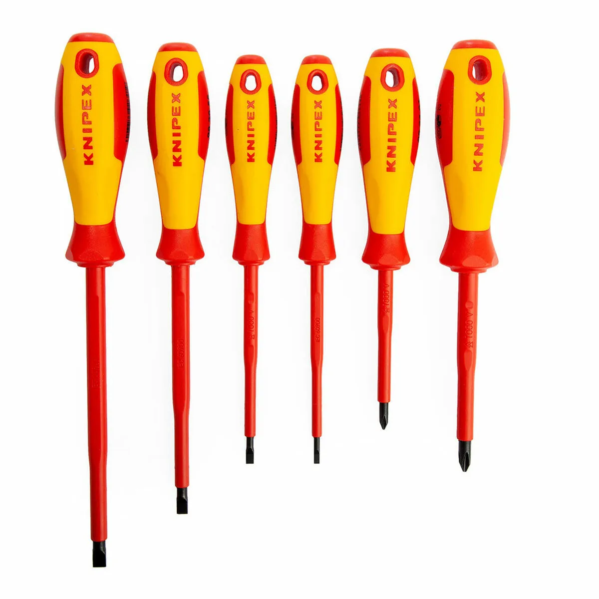 SET DE DESTORNILLADORES DE ELECTRICISTA KNIPEX 00 20 12 V02