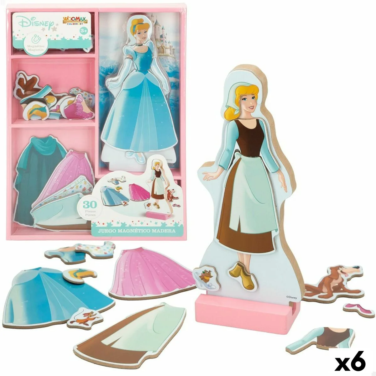 JUEGO DE MADERA DISNEY CENICIENTA