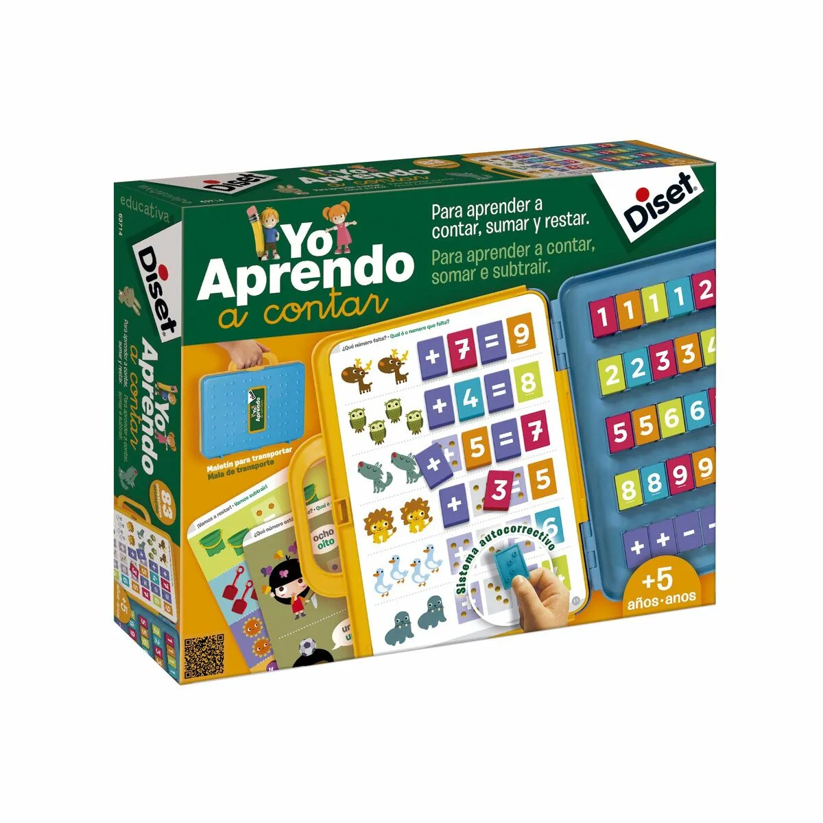 JUEGO EDUCATIVO DISET 63752 JUEGO APRENDO A SUMAR Y RESTAR