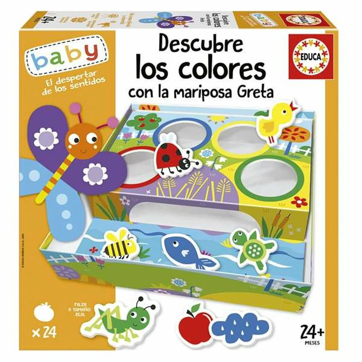 JUEGO EDUCATIVO EDUCA DESCUBRE LOS COLORES CON LA MARIPOSA GRETA (ES)