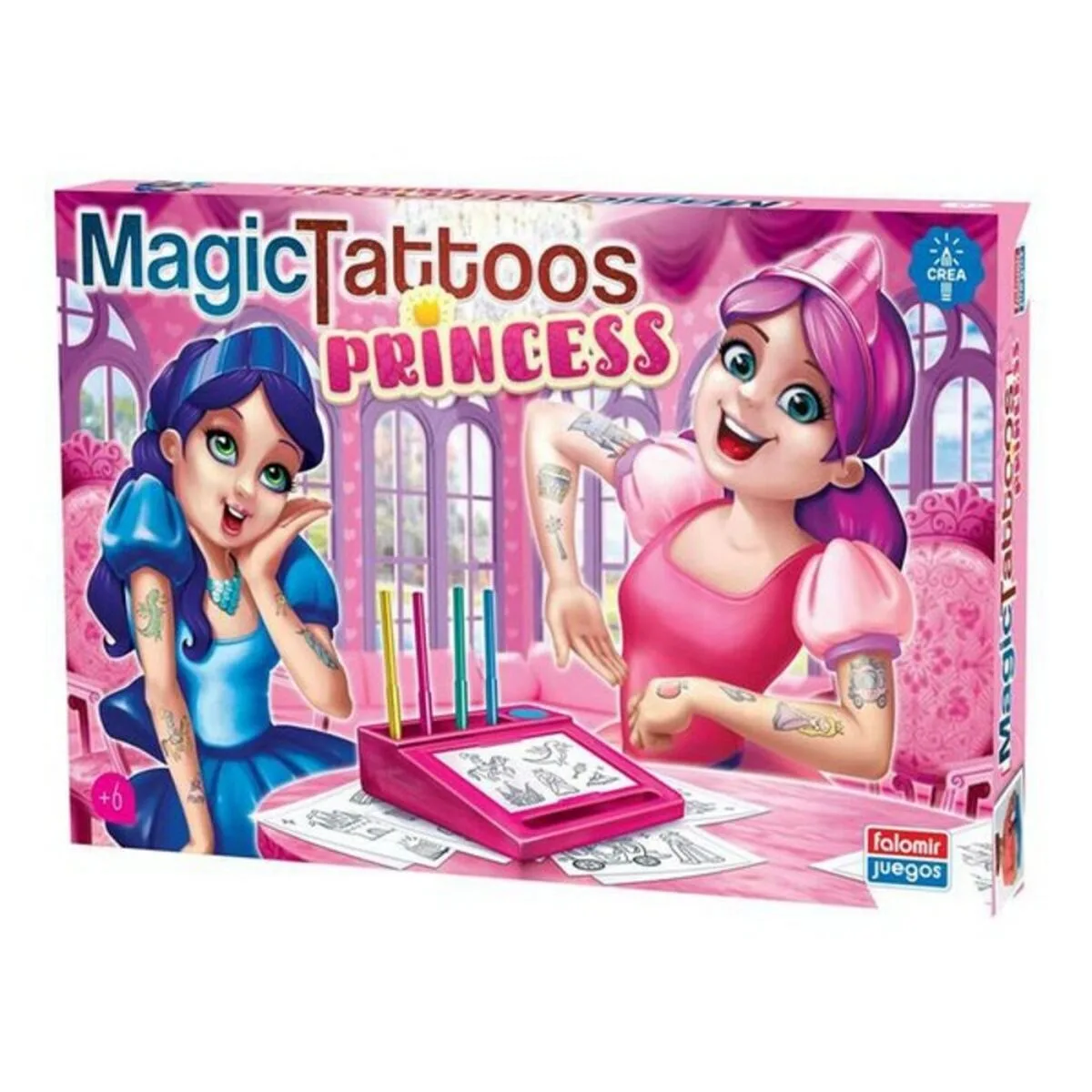 JUEGO EDUCATIVO FALOMIR 31054 TATUAJES PRINCESA (ES)