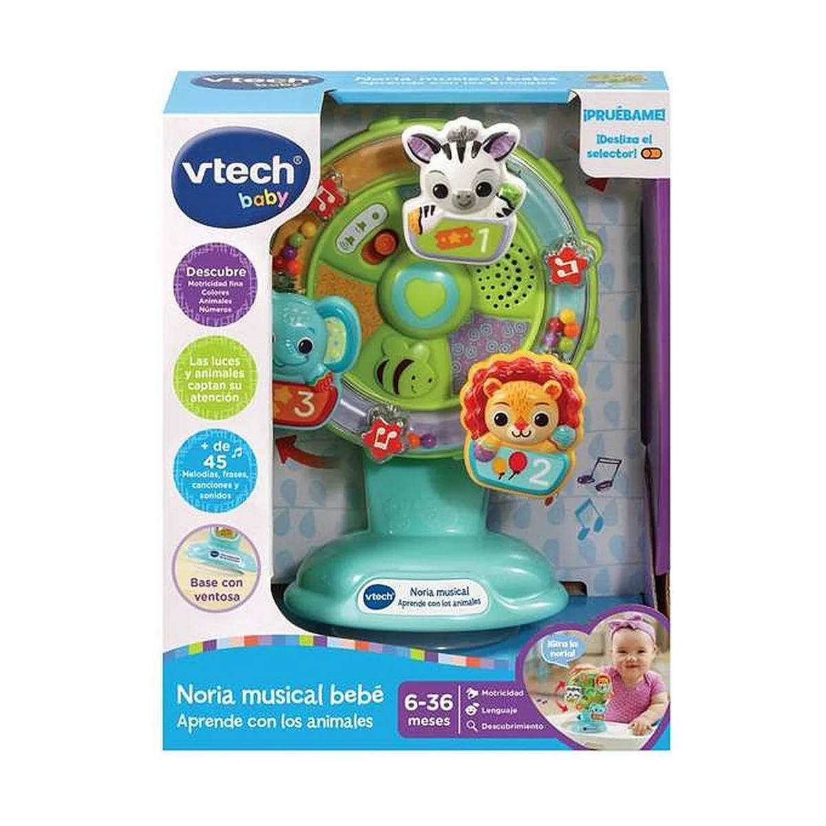 JUGUETE INTERACTIVO VTECH APRENDE CON LOS ANIMALES! (ES)