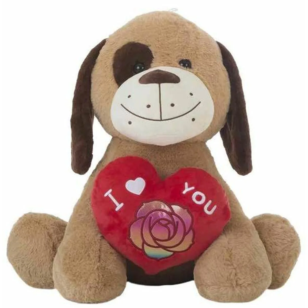 PELUCHE AMOUR CORAZÓN PERRO
