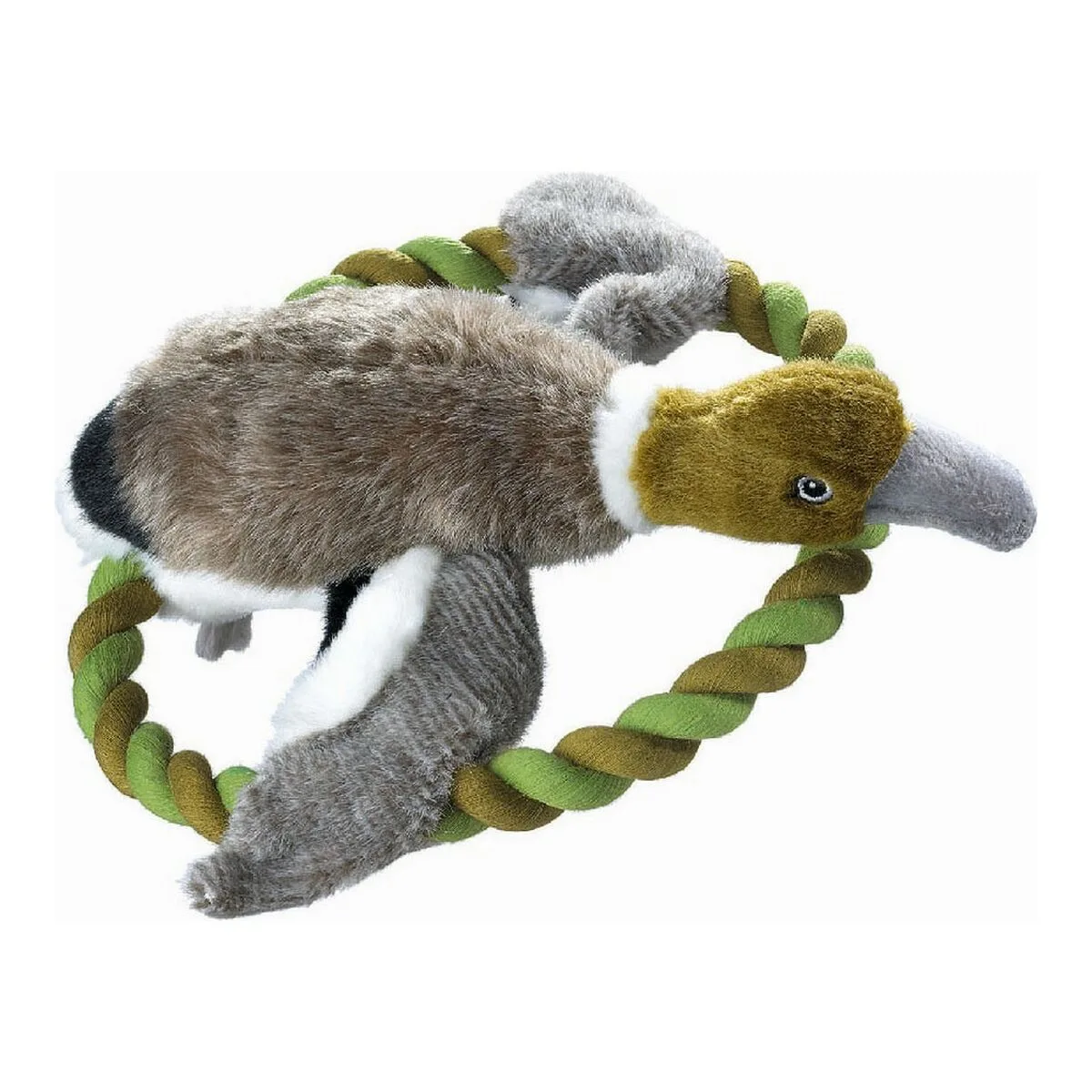 PELUCHE PARA PERROS HUNTER WILDLIFE TRAIN CON CUERDA PATO (26 CM)