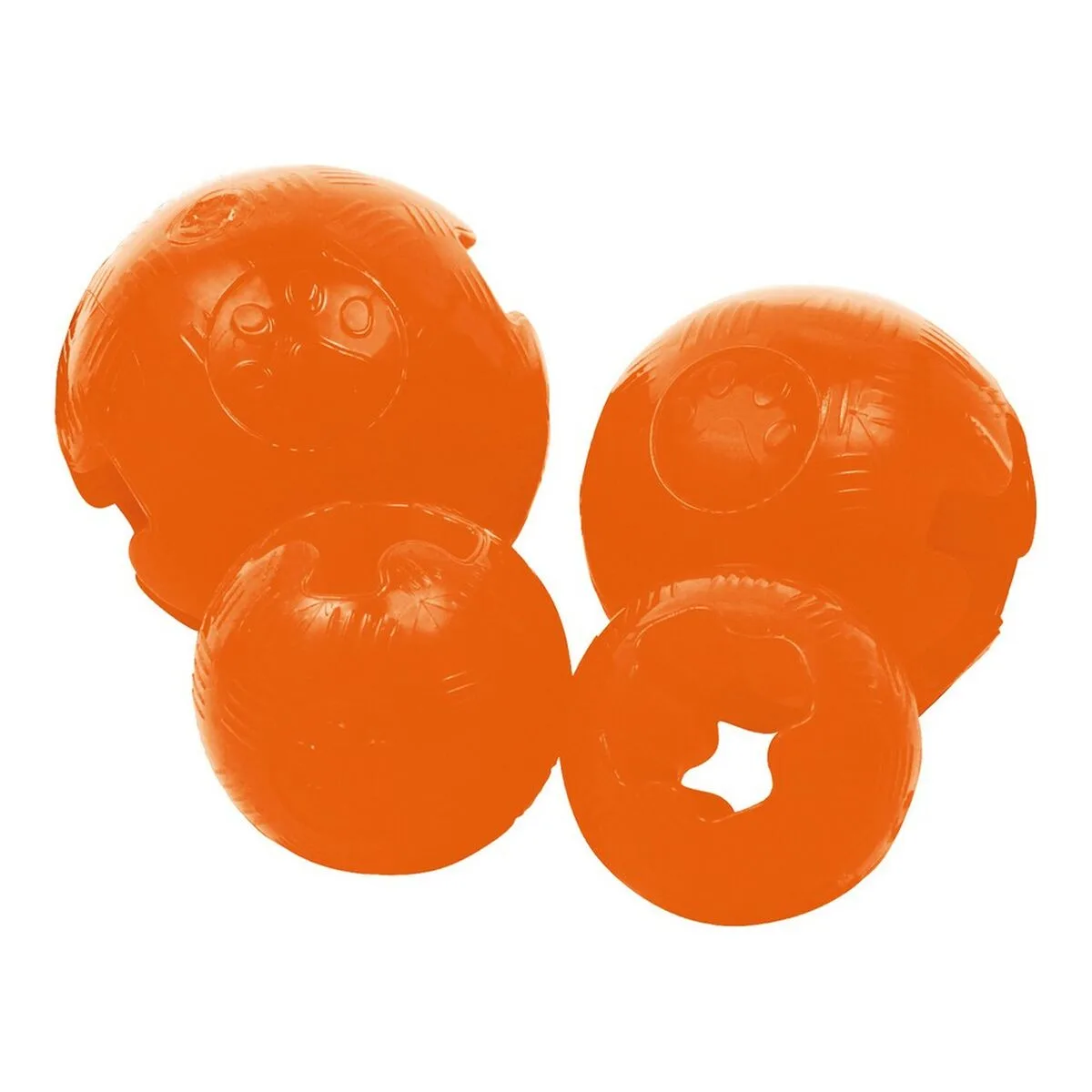 JUGUETE PARA PERROS GLORIA PELOTA NARANJA (6.5CM)