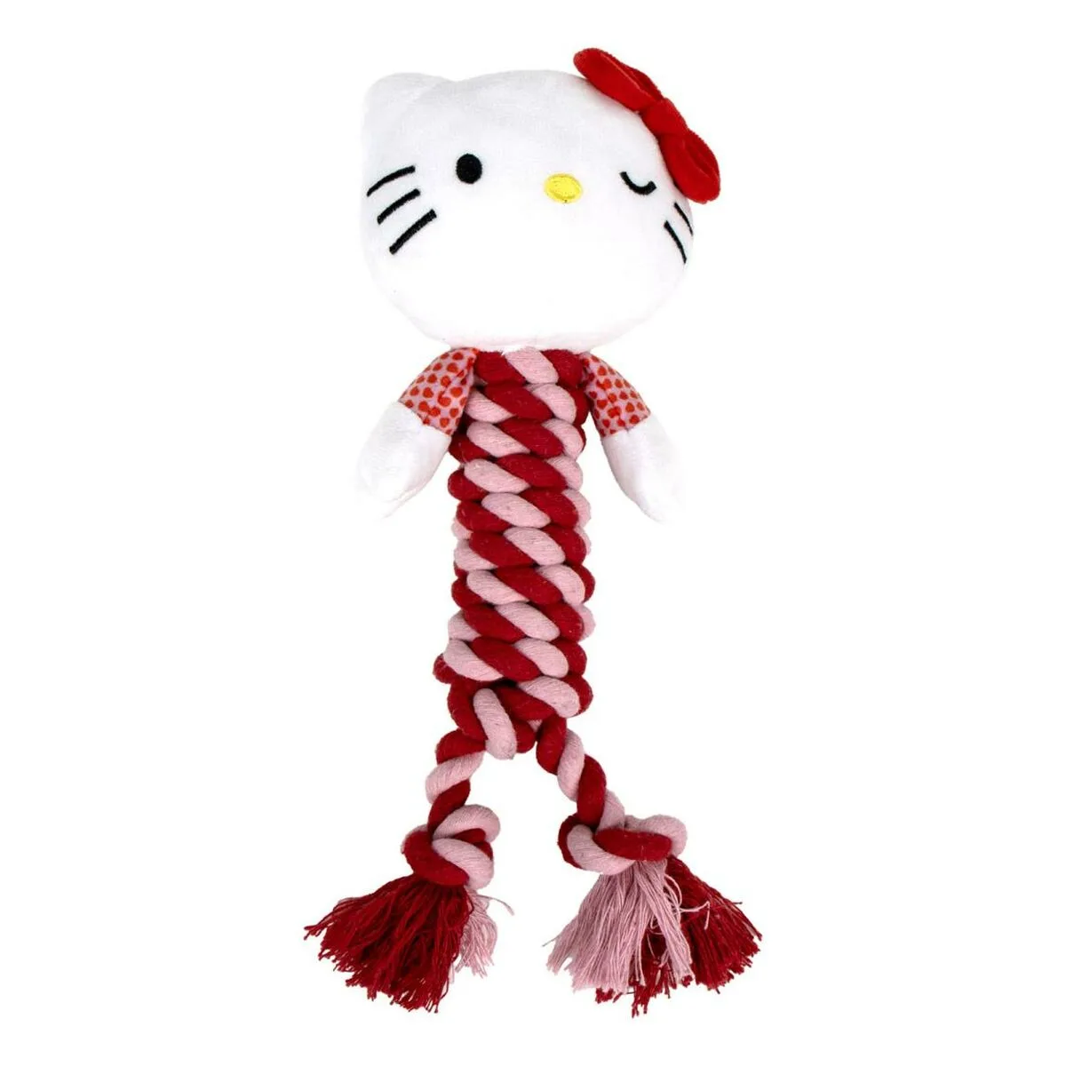 MORDEDOR DE PERRO HELLO KITTY ROJO 11 X 27 X 9,5 CM