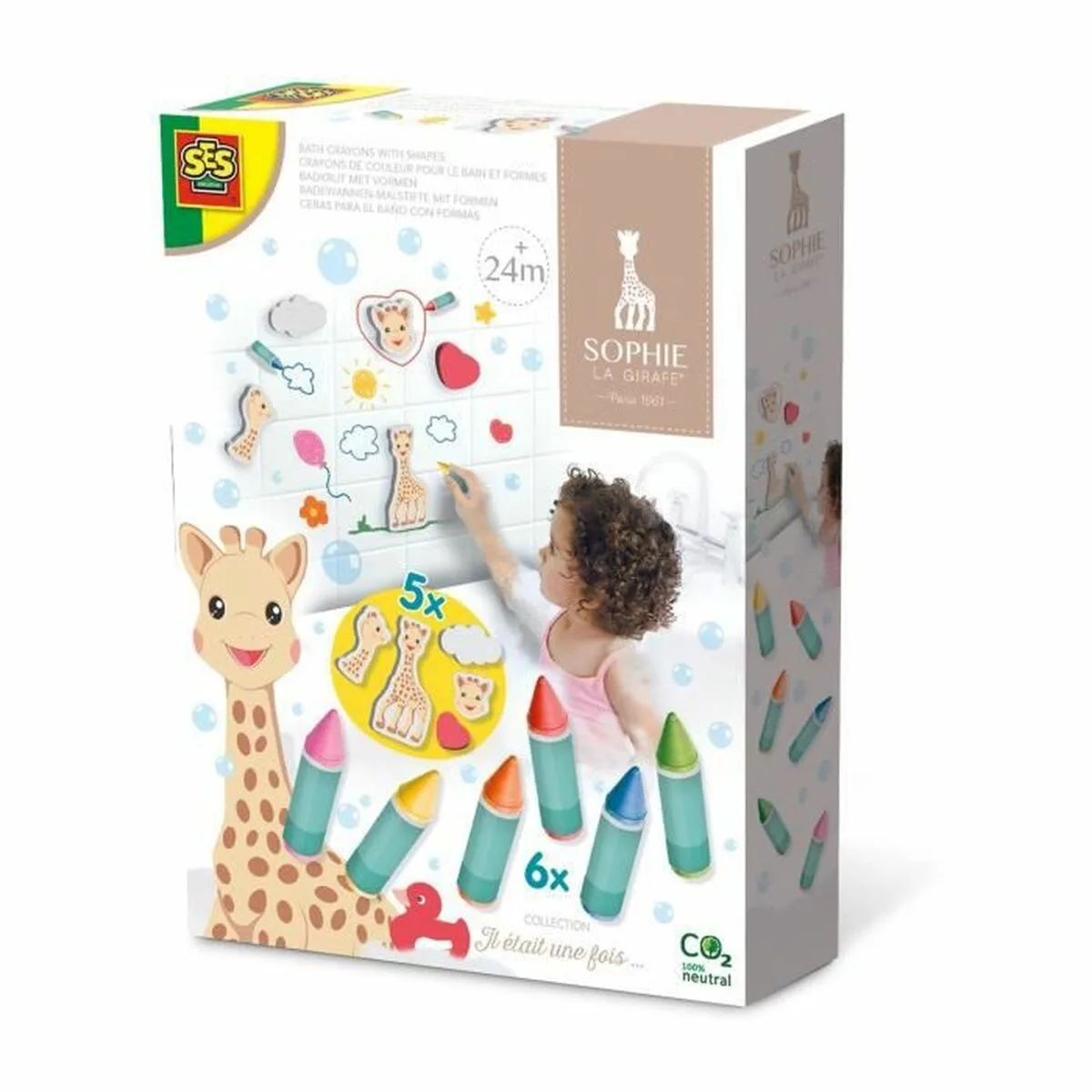 JUGUETE PARA EL BAÑO SES CREATIVE SOPHIE LA GIRAFE BAÑO Y DUCHA