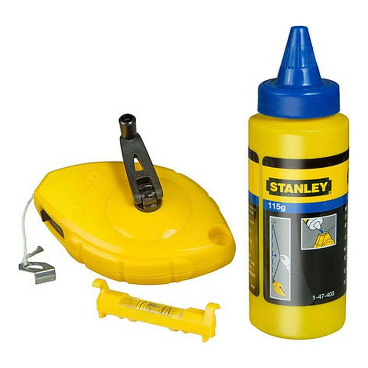 KIT DE TIRALÍNEAS STANLEY AZUL 30 M 30 GR