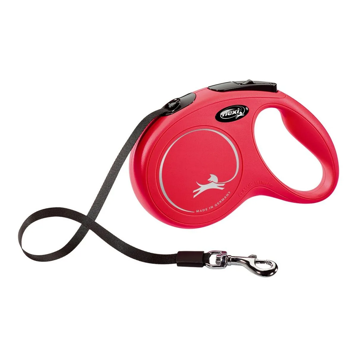 CORREA PARA PERRO FLEXI NEW CLASSIC 3M ROJO TALLA XS