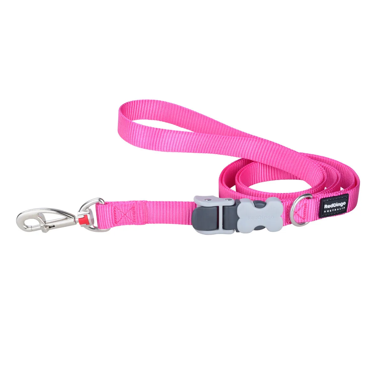 CORREA PARA PERRO RED DINGO FUCSIA
