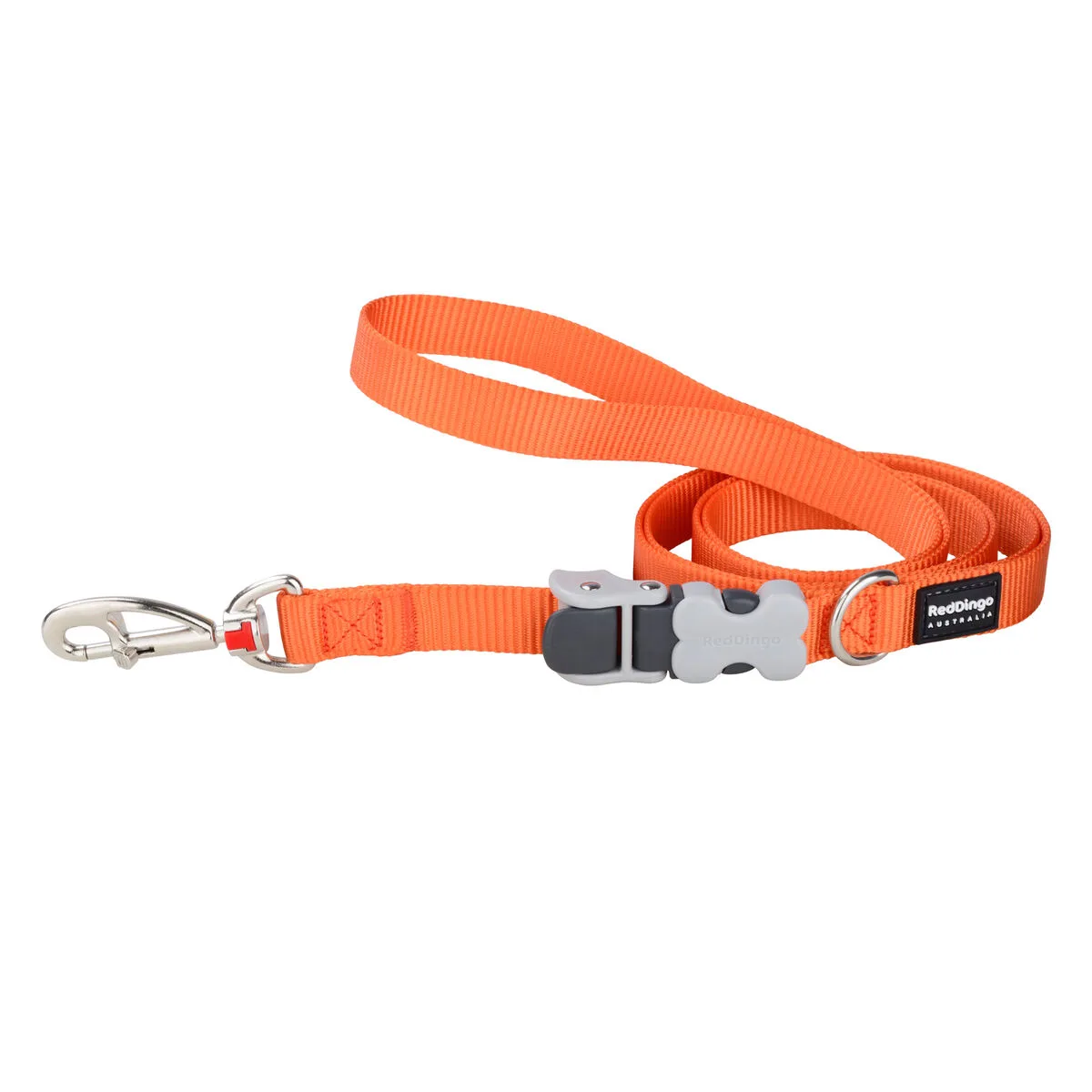 CORREA PARA PERRO RED DINGO NARANJA