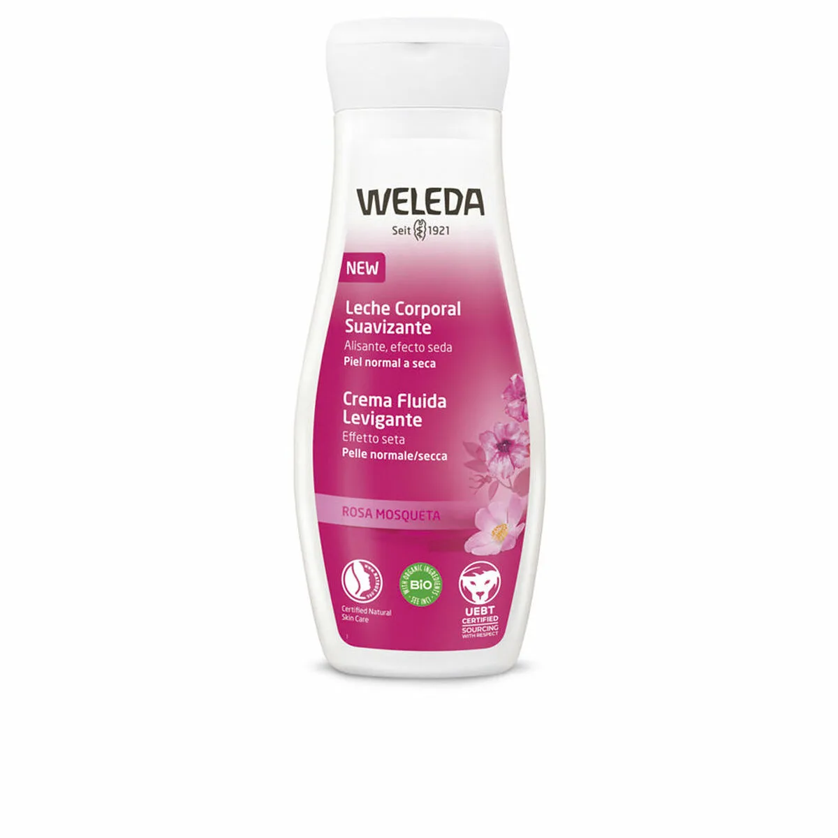 LECHE CORPORAL WELEDA ROSA MOSQUETA SUAVIZANTE ROSA MOSQUETA