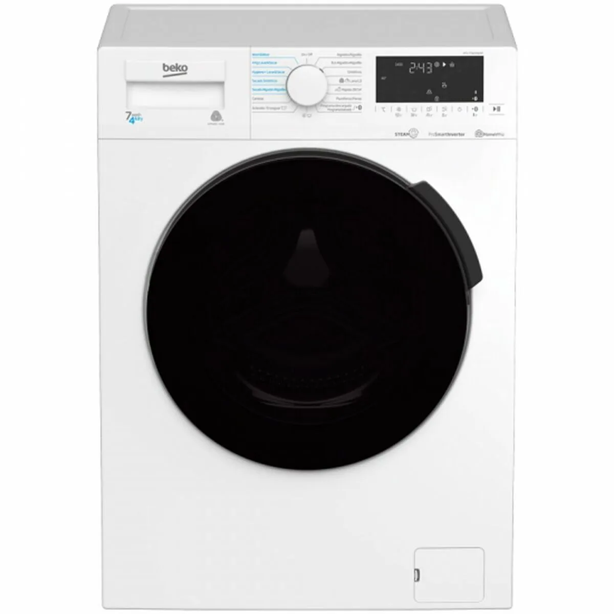 LAVADORA - SECADORA BEKO HTV 7716 DSW BTR 7KG / 4KG 1400 RPM BLANCO 7 KG