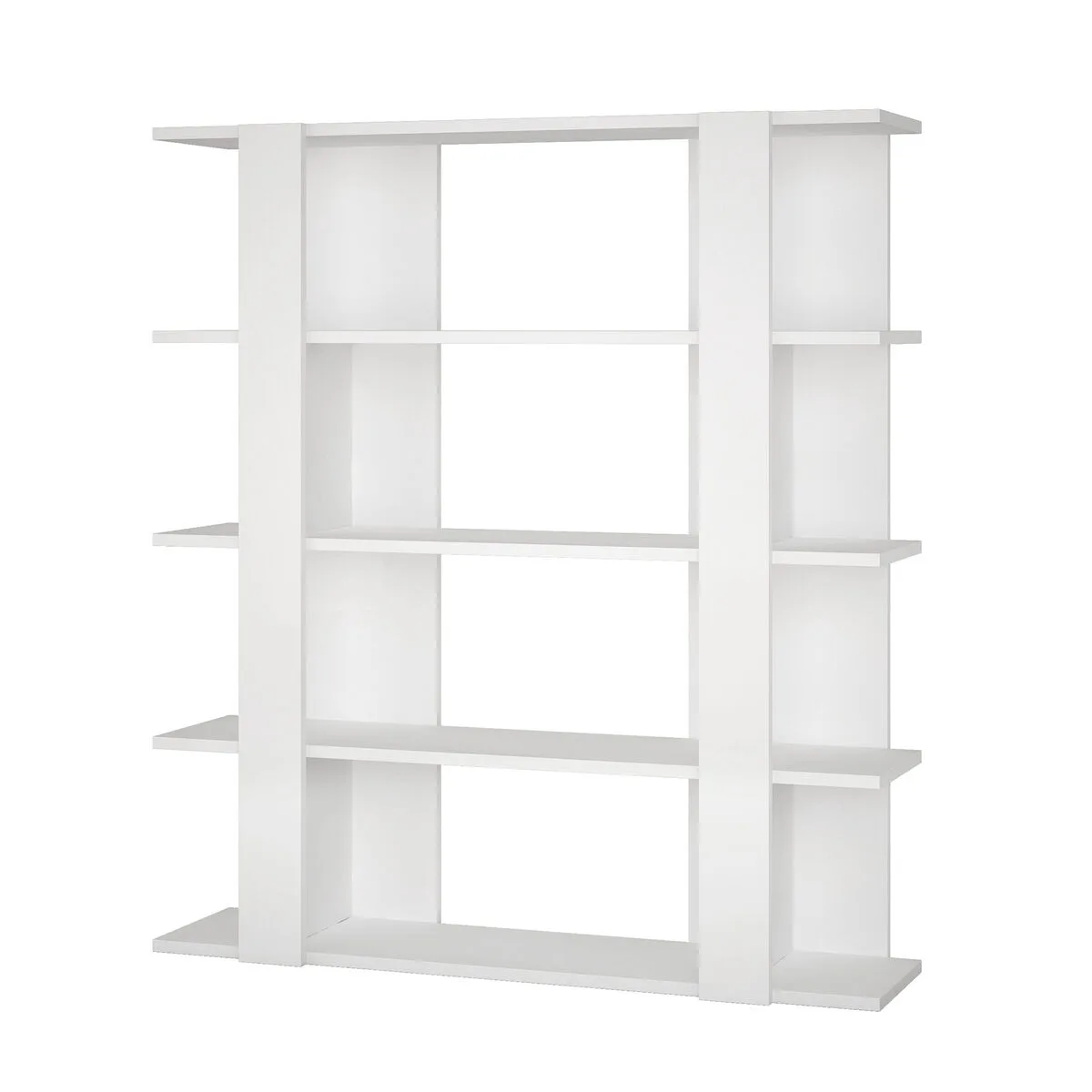 LIBRERÍA ALEXANDRA HOUSE LIVING BLANCO MADERA MDP 110 X 122 X 29 CM 4 ESTANTES
