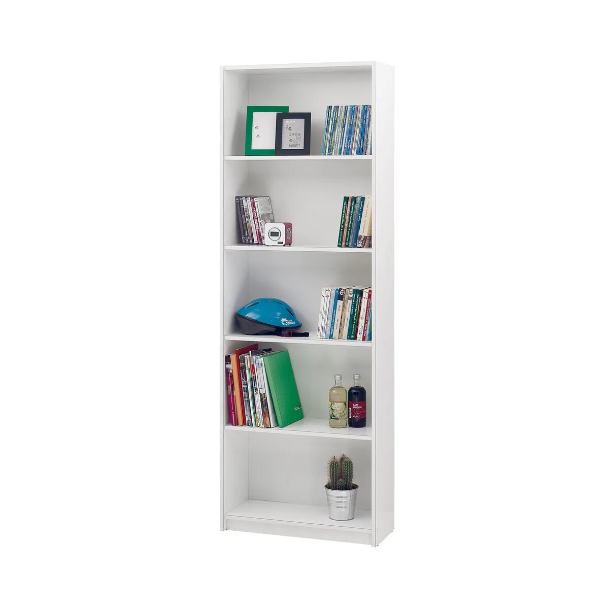 LIBRERÍA ALEXANDRA HOUSE LIVING BLANCO MADERA MDP 170 X 58 X 23 CM 5 ESTANTES
