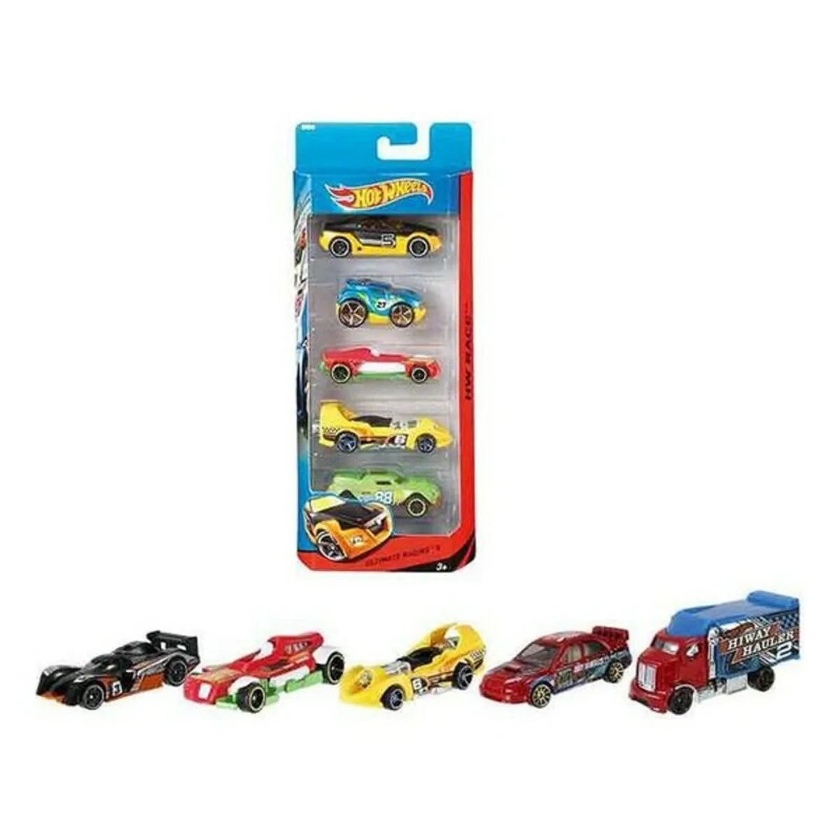 SET 5 COCHES HOT WHEELS 1806