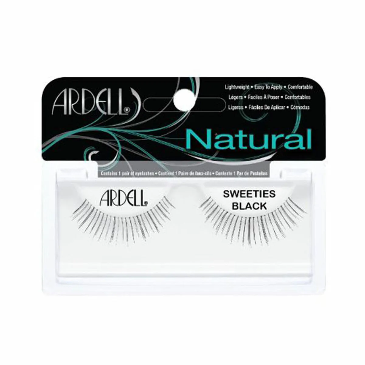 SET DE PESTAÑAS POSTIZAS ARDELL NATURAL SWEETIES BLACK