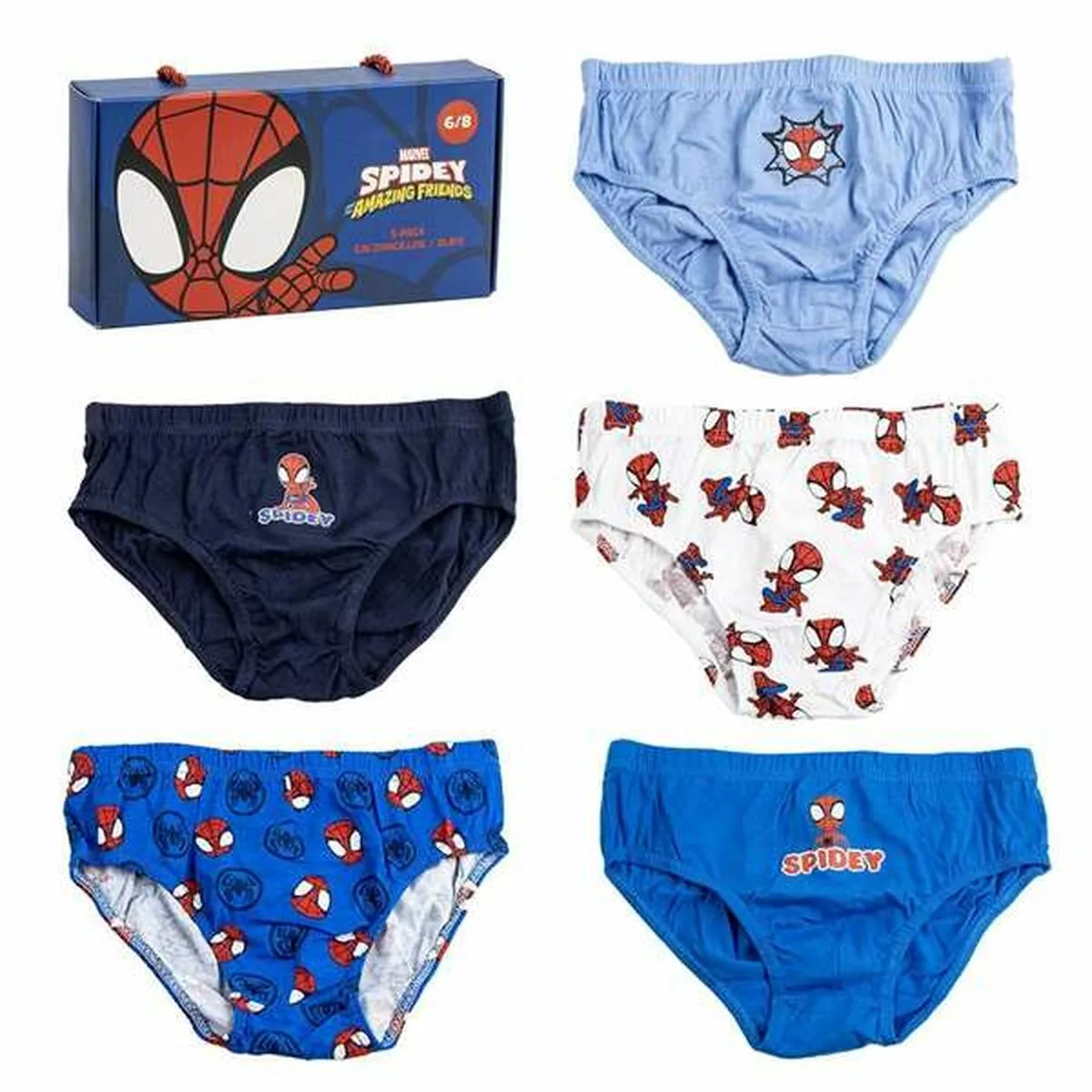 PACK DE CALZONCILLOS SPIDEY MULTICOLOR 3 UNIDADES