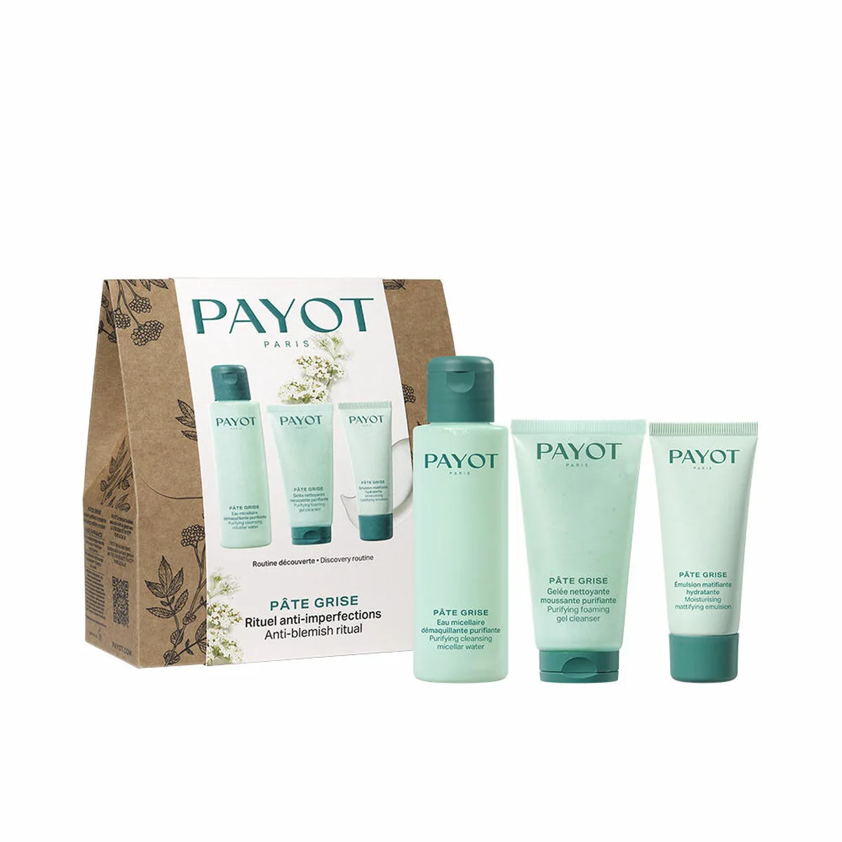 SET PAYOT PÂTE GRISE 3 PIEZAS