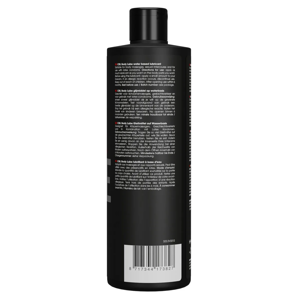 LUBRICANTE CORPORAL COBECO BODY LUBE 500 ML