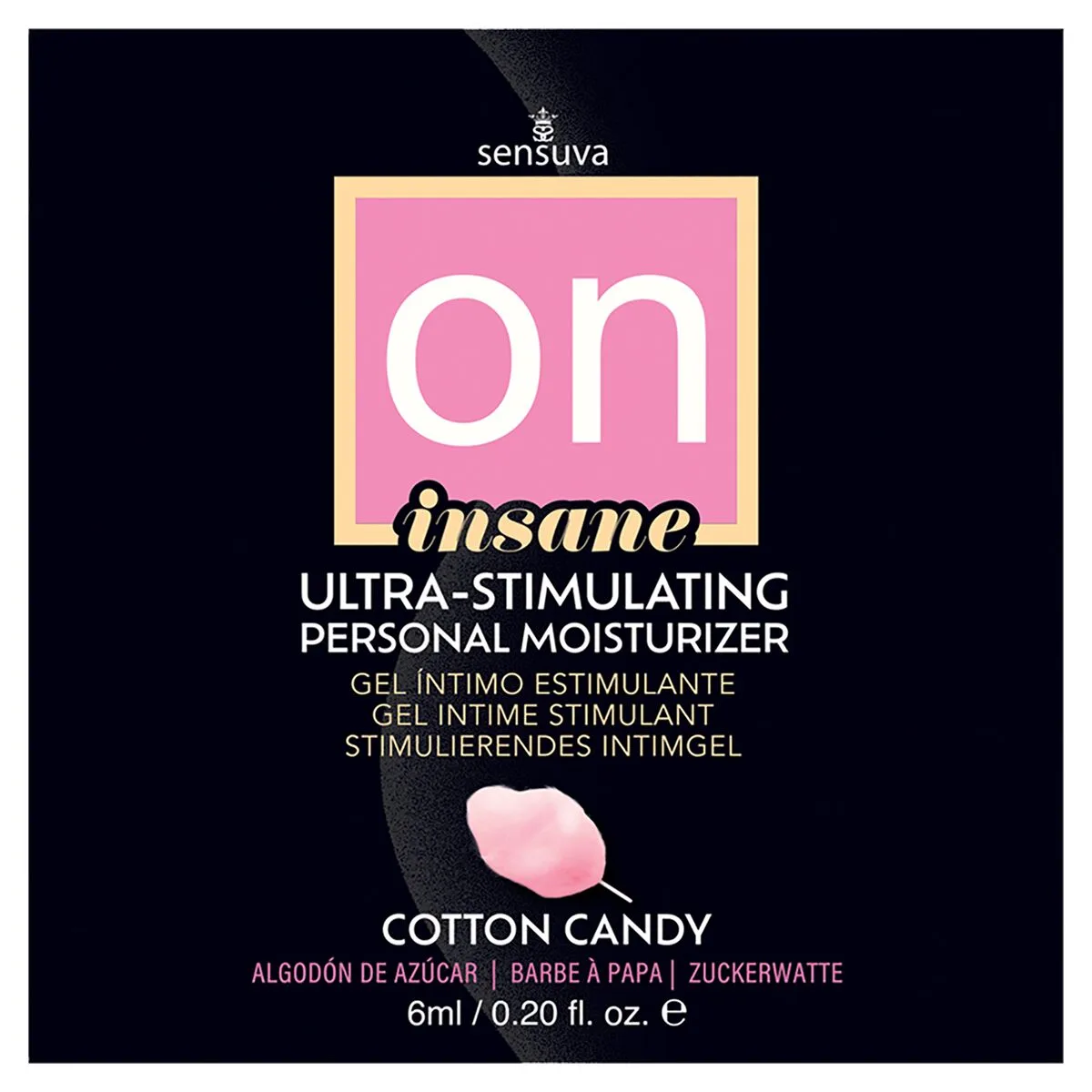 LUBRICANTE SENSUVA ALGODÓN DE AZÚCAR 6 ML