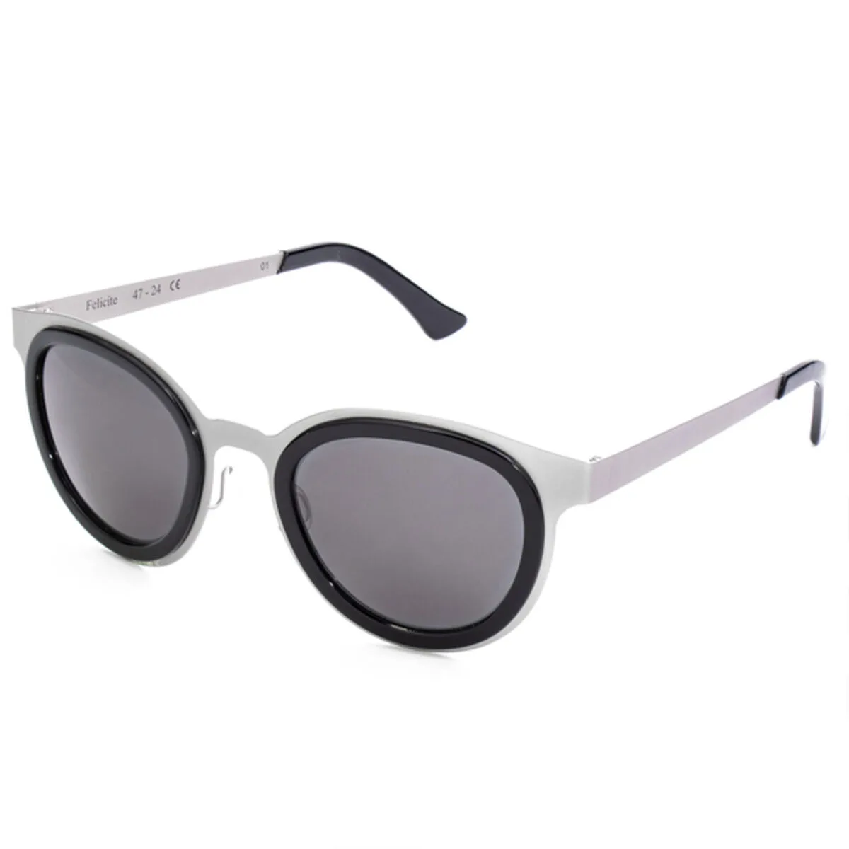 GAFAS DE SOL UNISEX LGR FELICITE-SILVER-01 Ø 47 MM