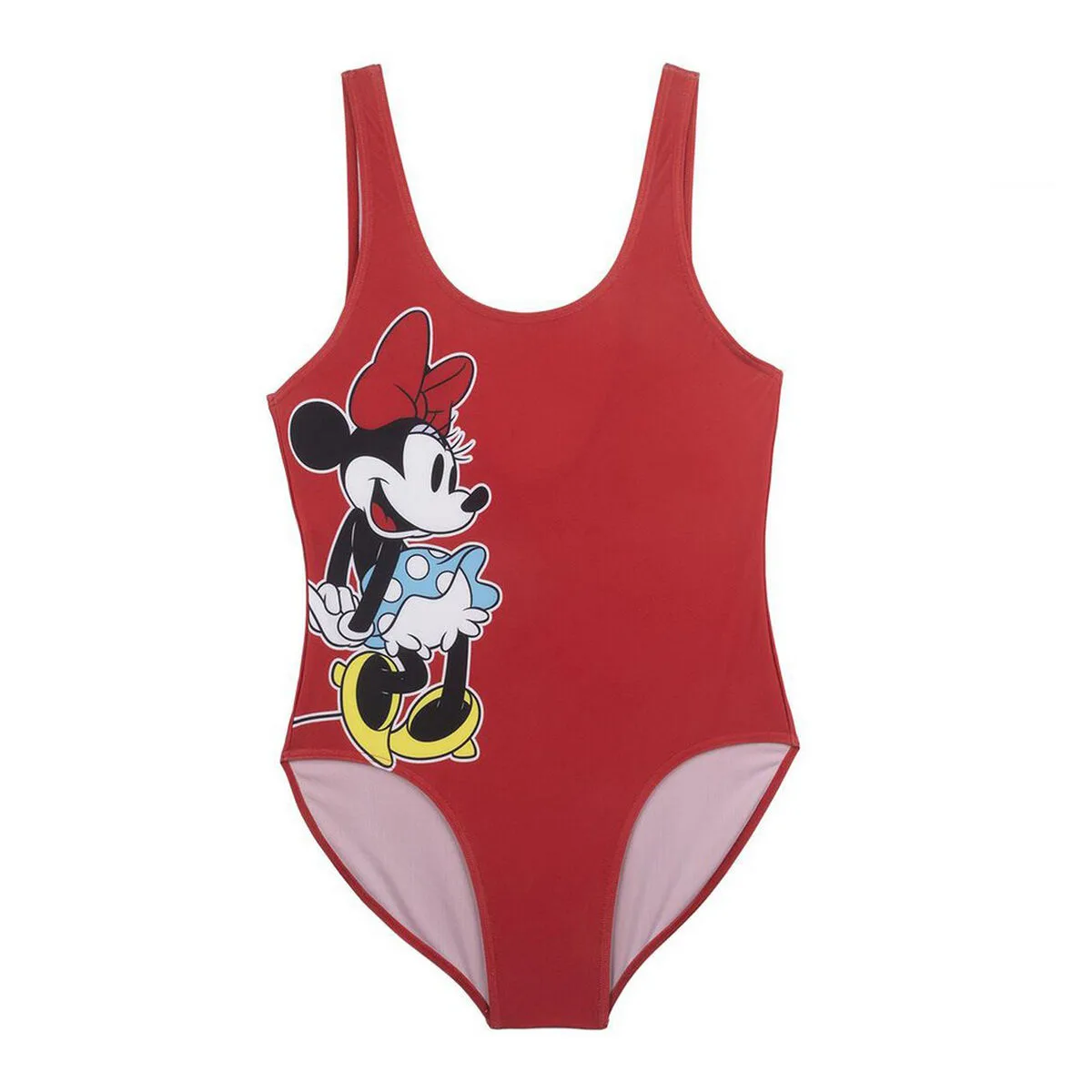 BAÑADOR MUJER MINNIE MOUSE ROJO