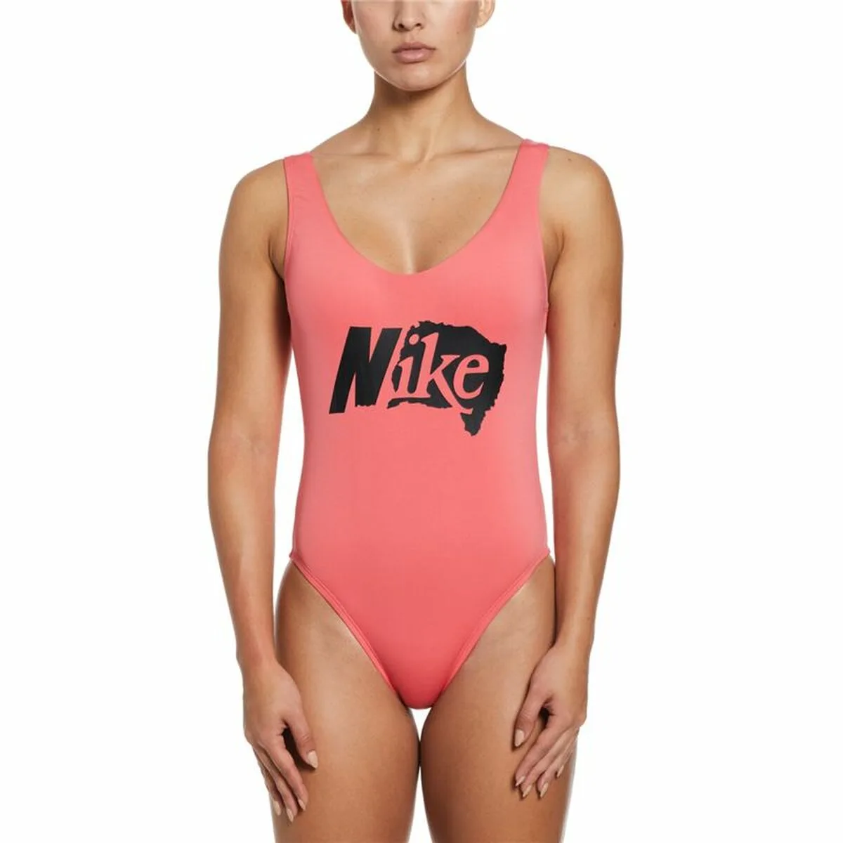 BAÑADOR MUJER NIKE  U-BACK CORAL