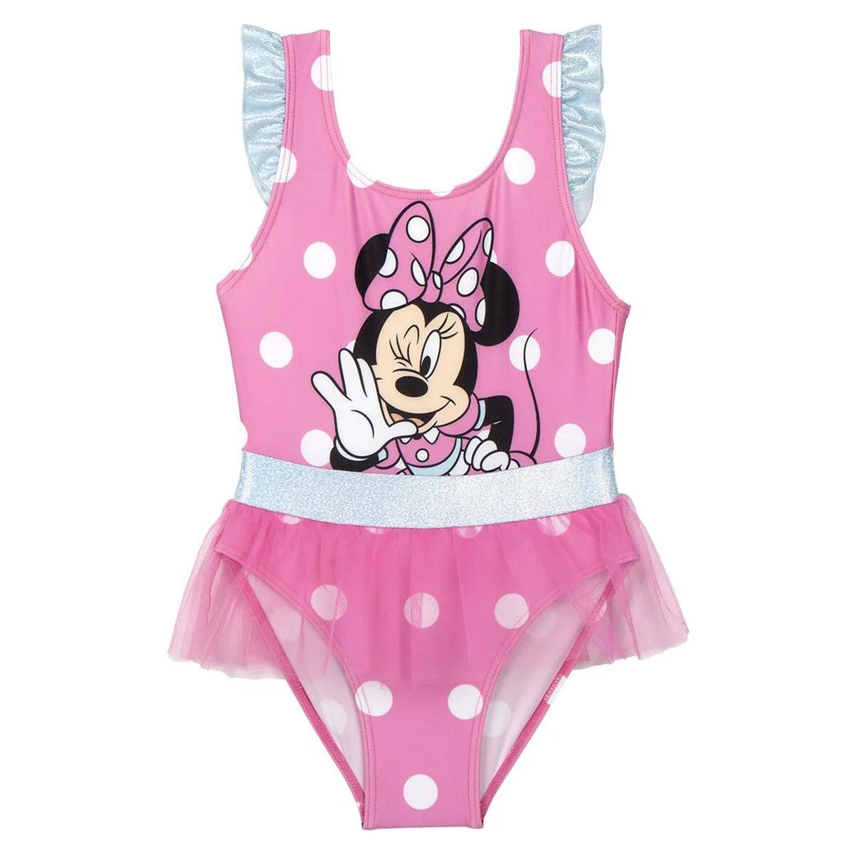 BAÑADOR NIÑA MINNIE MOUSE ROSA