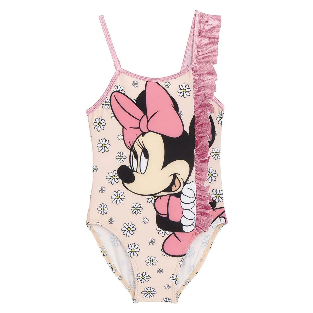 BAÑADOR NIÑA MINNIE MOUSE ROSA
