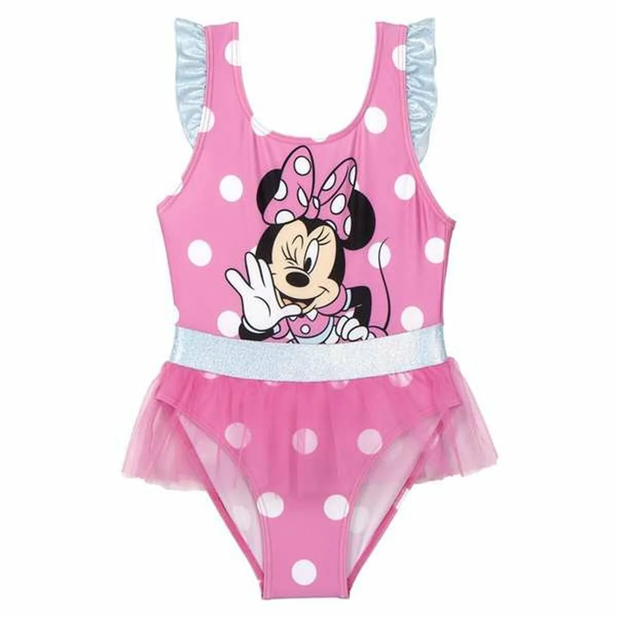 BAÑADOR NIÑA MINNIE MOUSE ROSA