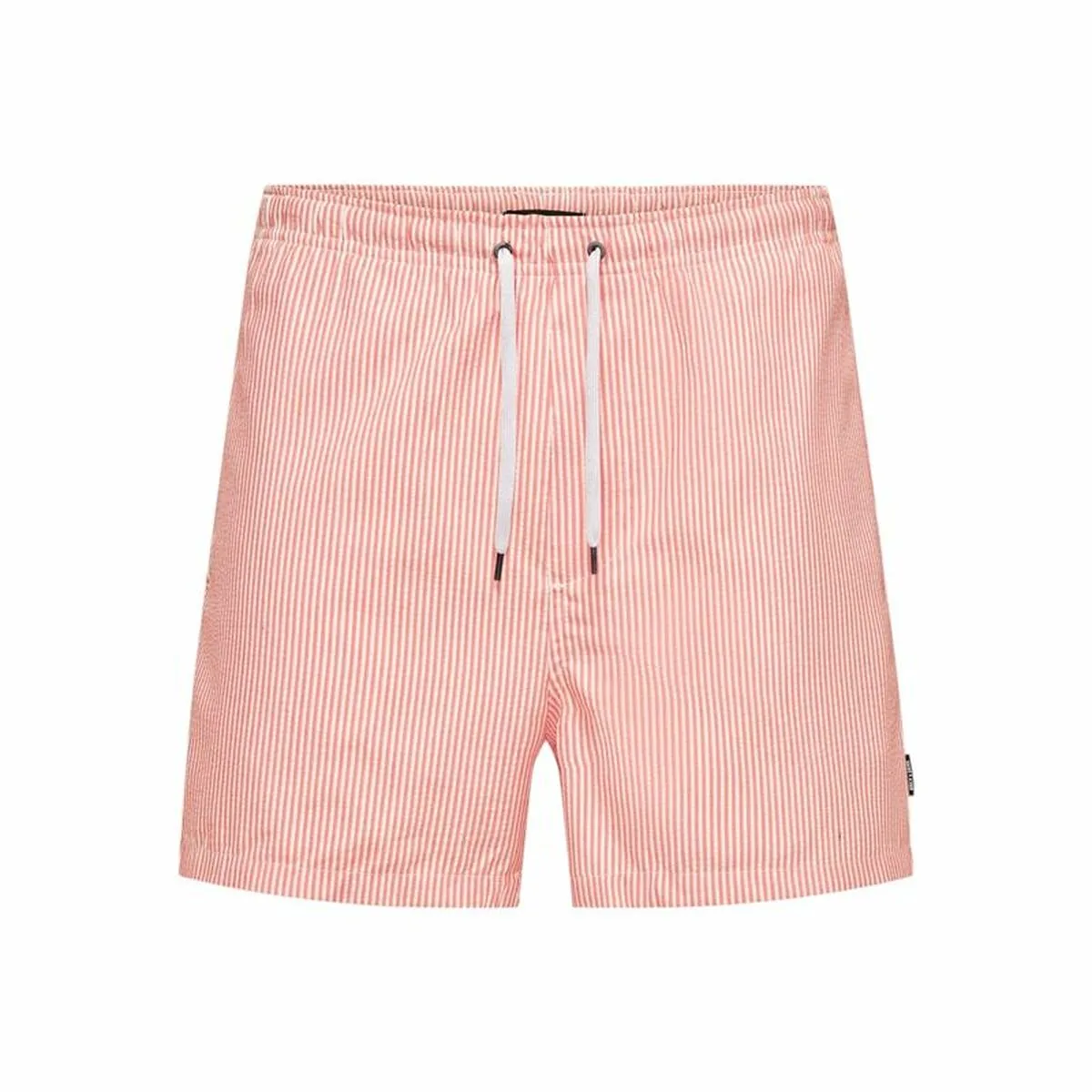 BAÑADOR HOMBRE ONLY & SONS ONSTED STRIPE SEERSUCKER ROSA