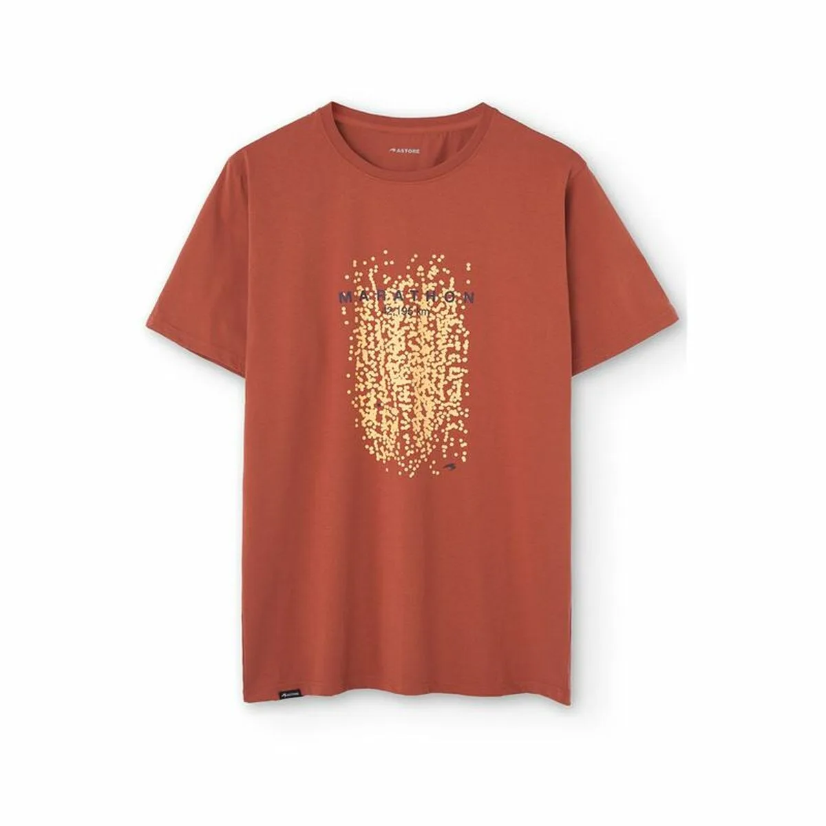 CAMISETA DEPORTIVA DE MANGA CORTA ASTORE NARANJA OSCURO