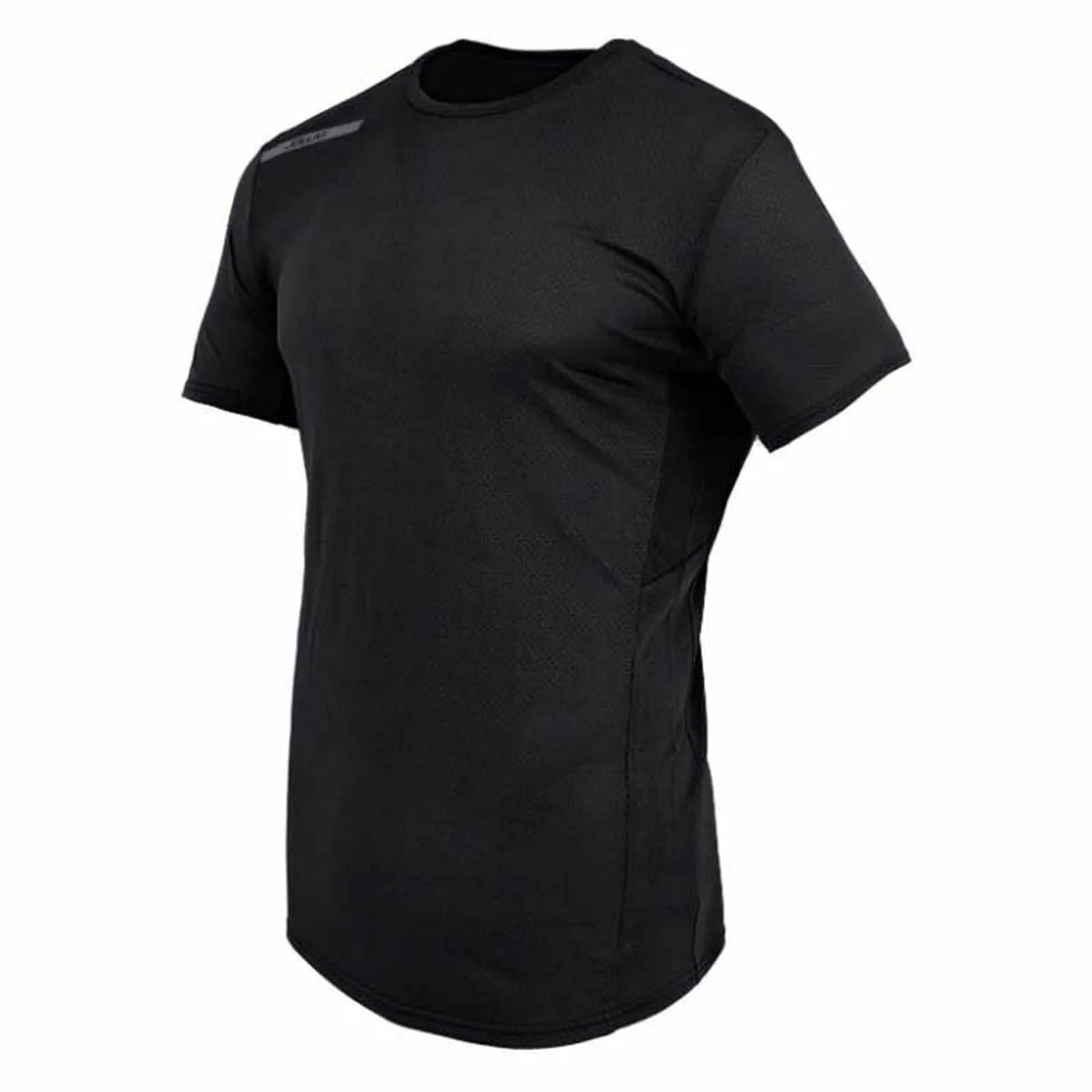 CAMISETA DEPORTIVA DE MANGA CORTA JOLUVI ATHLET NEGRO