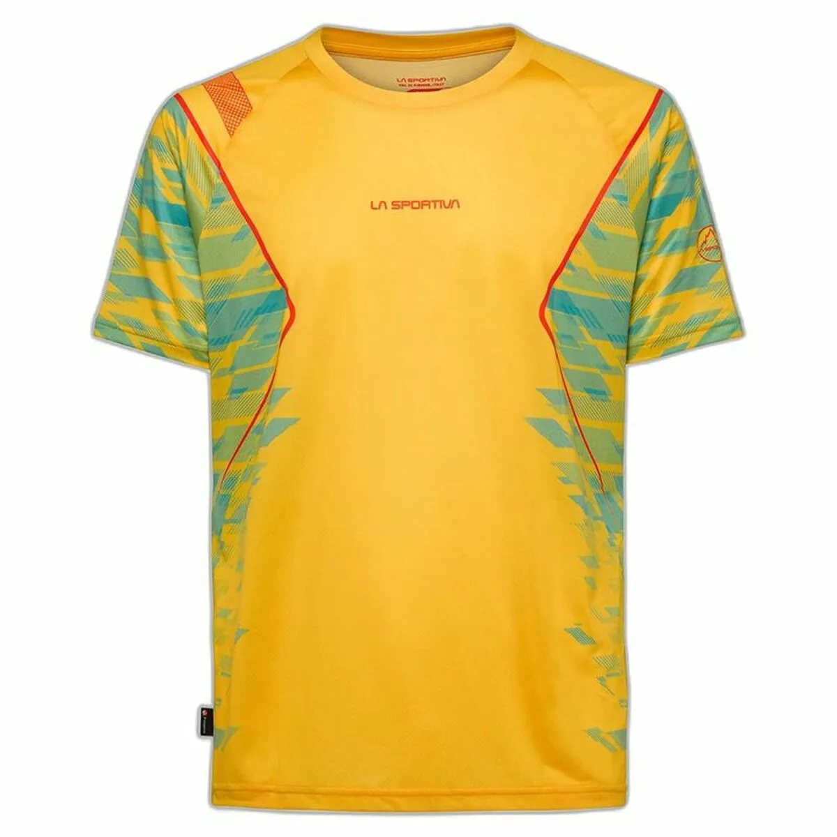 CAMISETA DEPORTIVA DE MANGA CORTA LA SPORTIVA PACER  AMARILLO