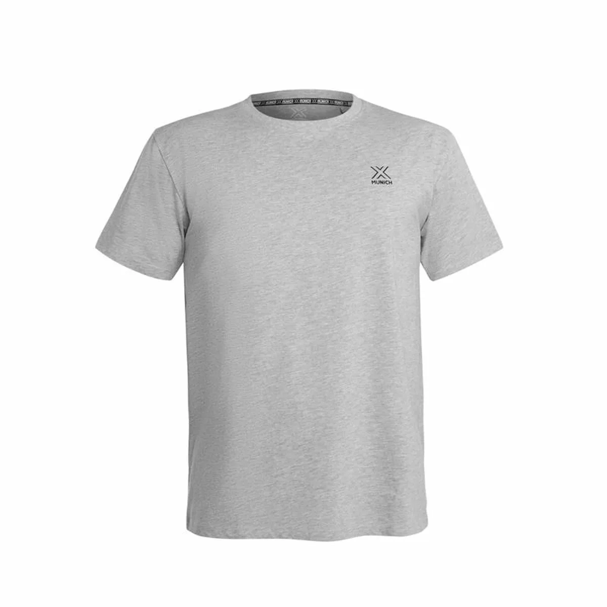 CAMISETA DEPORTIVA DE MANGA CORTA MUNICH GRIS CLARO